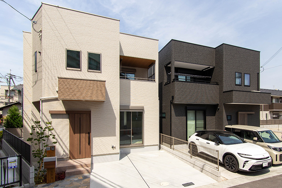 藤井寺市沢田1号地モデルハウスの外観写真