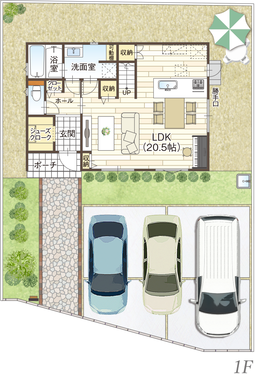 A-1号地参考プラン1F