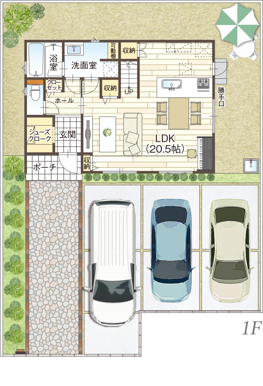 A-3号地参考プラン1F