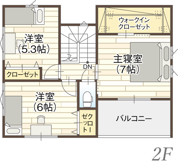 A-6号地参考プラン1F