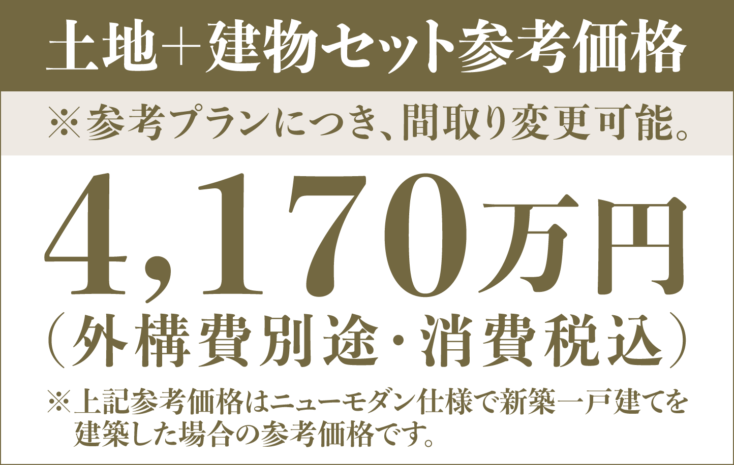 建物セット参考価格