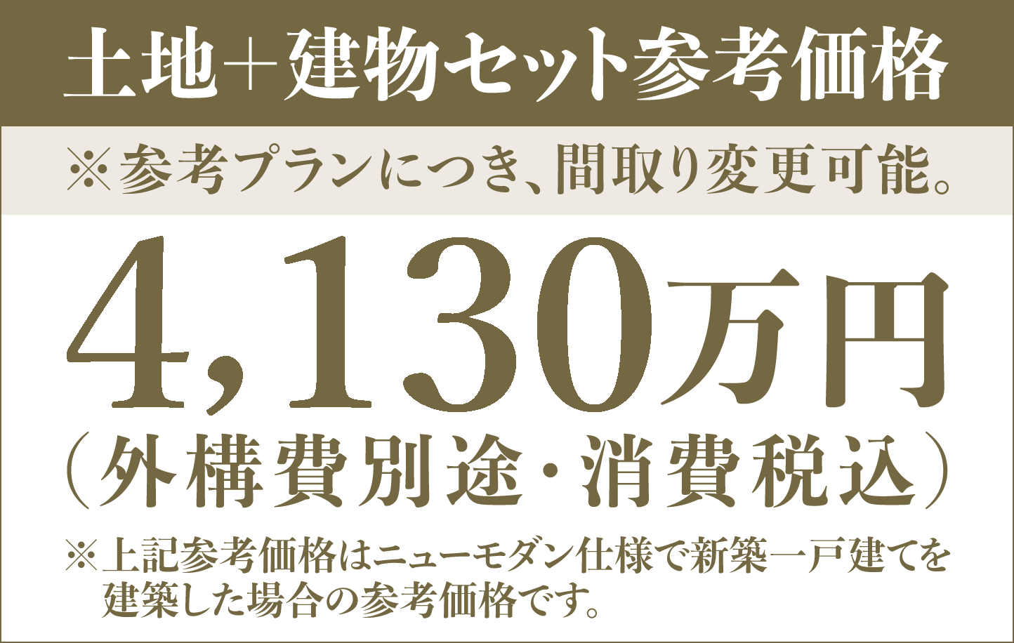 建物セット参考価格