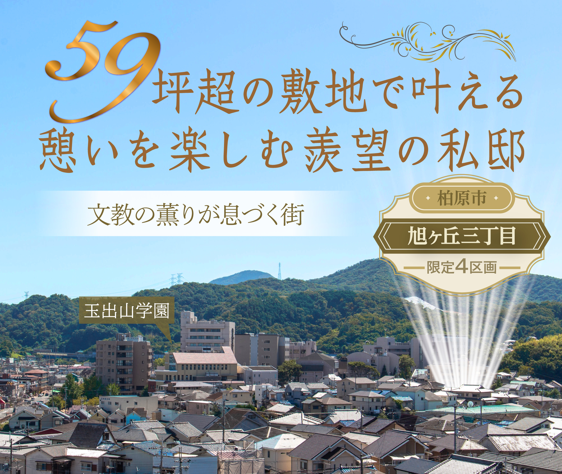 柏原市旭ヶ丘三丁目のメインビジュアル